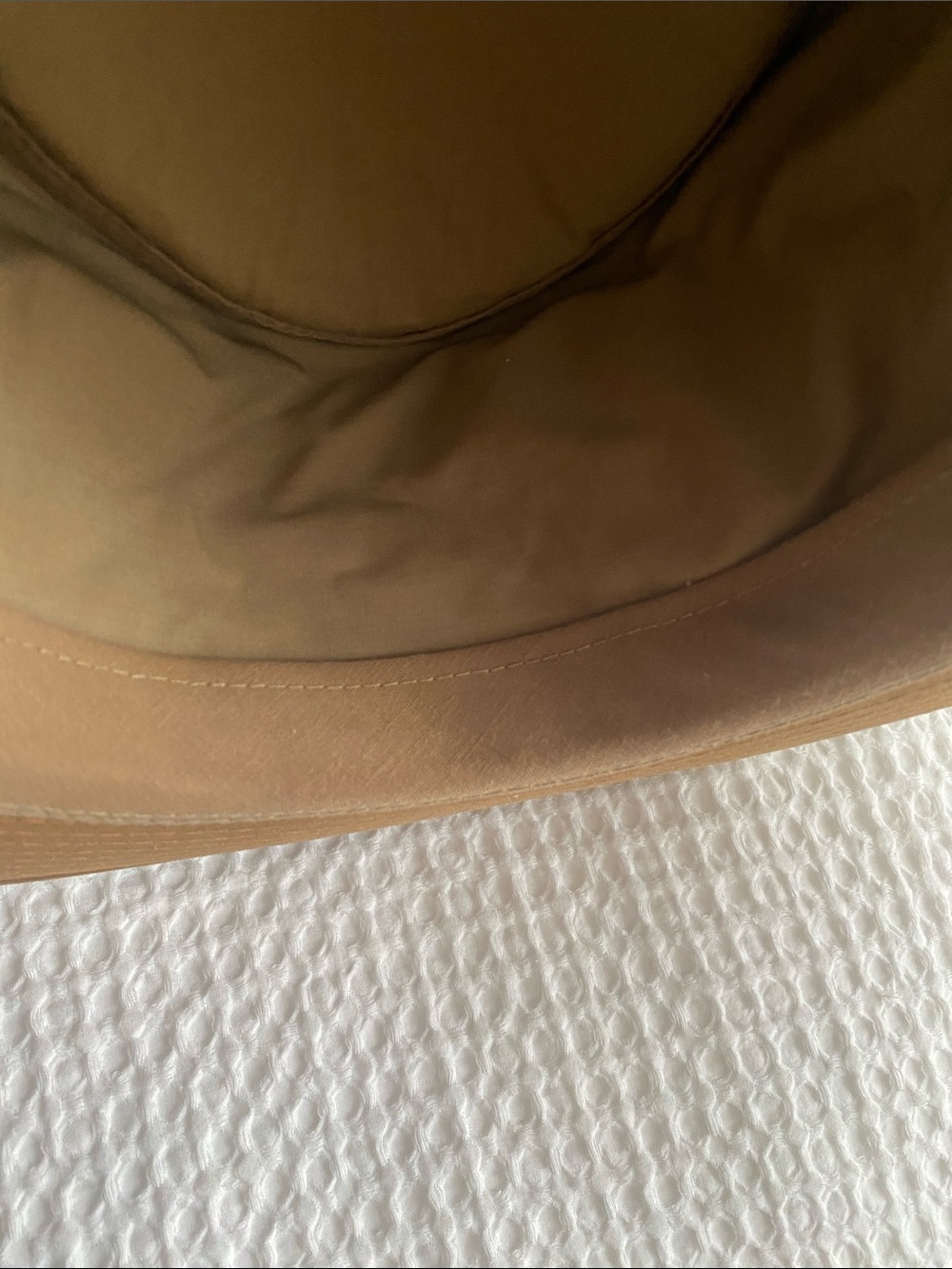 Vintage J. Crew Suede Leather Band Brown Wide Brim Women's Hat Size S - Picture 3 of 9